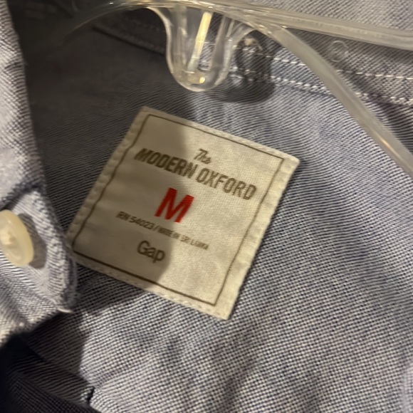 Gap Casual Button Down Shirt - Men’s - Light Blue- M - Picture 2 of 5